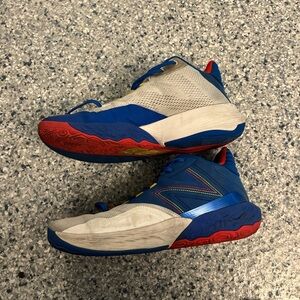 New Balance Blue and Red Athletic Shoes
